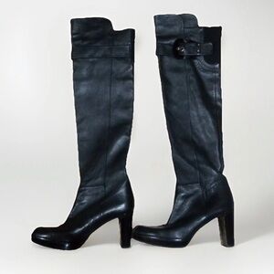 OTK Stuart Weitzman Black Boots, Size 10